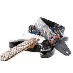 RightOn! HOKKAIDO Black Guitar Strap